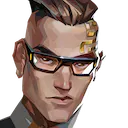 Valorant's agent Chamber's portrait