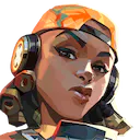 Valorant's agent Raze's portrait